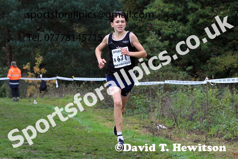 Mens Under-17s, 2022 National Cross Country Relays, Berry Hill Park, Mansfield.  Photo: David T. Hewitson/Sports for All Pics